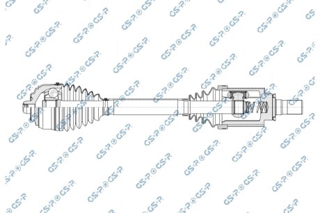 - Напіввісь GSP 204516OL