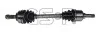 Полуось Citroen Berlingo 1.9D 98-06 (L) (24x25x595) GSP 210227 (фото 1)