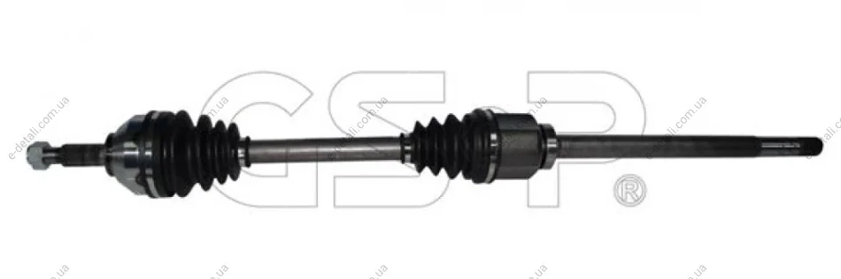 Полуось Renault Trafic 2.5 dCi 03- (R) (39x27x1045) GSP 218301 (фото 1)