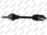 Полуось (передняя) Opel Astra H 1.9 CDTI/2.0 Turbo 04-10 (R) (33x34x595) GSP 221056 (фото 1)