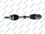 Полуось (передняя) (R) Hyundai Santa Fe 2.7 V6/2.2 CRDi 06-13 (30z/28z/611mm) (+ABS52z) GSP 239250 (фото 1)