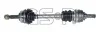 Полуось Opel Combo 1.2/1.4i/1.7D 94-01 (L) (22x22x573x29T) (+ABS) GSP 244001 (фото 1)