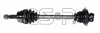 Полуось Opel Movano 2.5 DTI 01- (L) (28x663) d=37 GSP 244012 (фото 1)