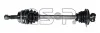 Піввісь Renault Master 2.5DCI 03-06 (L) (28x663x51T) (+ABS) d=37.1 GSP 250166 (фото 1)