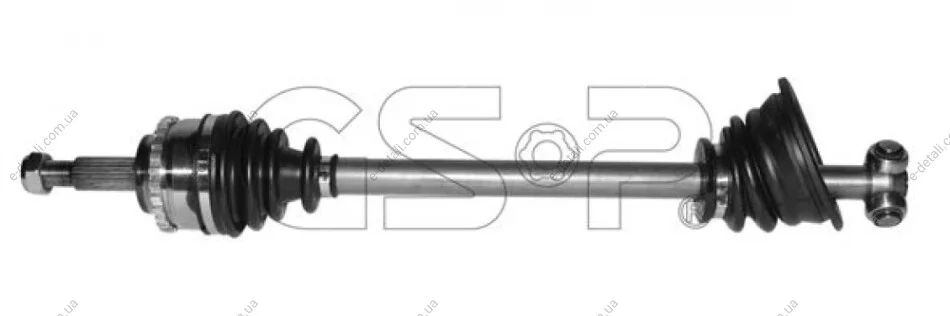 Піввісь Renault Kangoo 1.2 16V 01- (L) (23x641x26T) (+ABS) d=29.5 GSP 250523 (фото 1)
