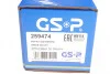 Полуось (передняя) Toyota Camry 2.4 06-11 (R) (26x24x967x48T) (+ABS) GSP 259474 (фото 2)