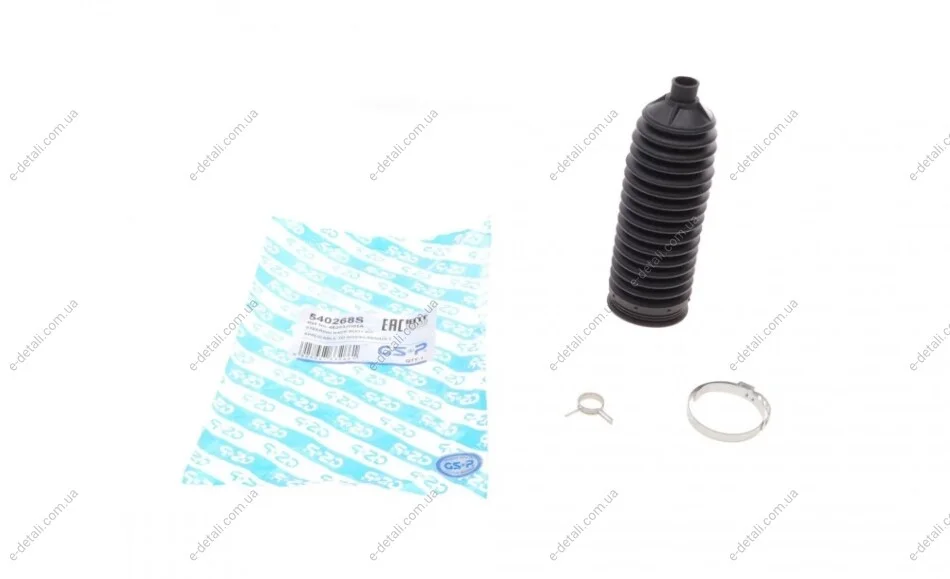 Пильник рейки рульової Renault Koleos 08-/Nissan Qashqai/X-Trail 07-13 GSP 540268S (фото 1)