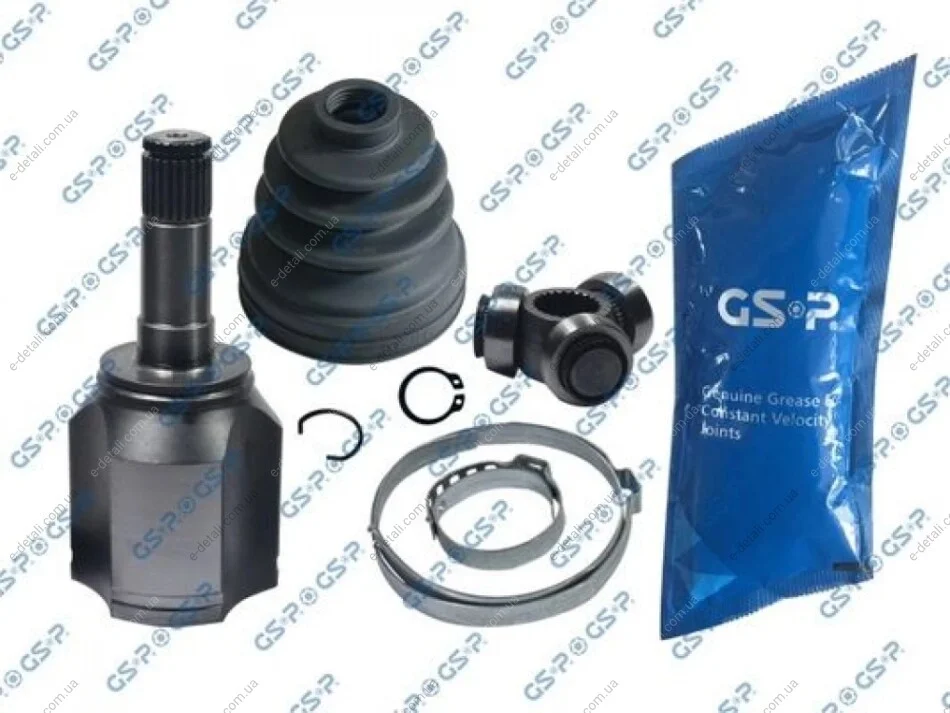 Шрус (внутренний) Fiat Panda 1.3 D 12- (L) (24x23z) GSP 617011 (фото 1)