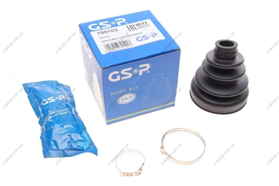 Пыльник шруса (наружный) Ford Transit 2.0 D 00-06/Nissan Almera 2.2 D 00-06(23.6x83x112)(к-кт) GSP 780102 (фото 1)