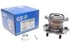 Підшипник маточини (задньої) Nissan Qashqai 07-/X-trail 1.5-2.0 dCI 07-13/Renault Koleos 08-(+ABS) GSP 9325019K (фото 1)