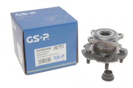 Подшипник ступицы (задней) Lexus NX 14-/Toyota RAV 4 2.0-2.5D 08-18 (+ABS) GSP 9326030K