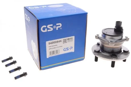 Подшипник ступицы (задней) Ford Focus II 04-12/C-MAX 07-12 (+ABS)(к-кт) GSP 9400084K