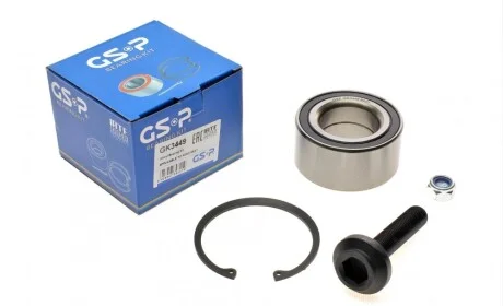 Підшипник маточини (передньої/задньої) VW Sharan 95-10/Ford Galaxy 95-05 (43x80x38)(к-кт) GSP GK3449