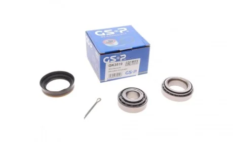 Подшипник ступицы (задней) VW Caddy II 92-04 (29x50.29x14.73/19.05x45.24x16.64) (к-кт) GSP GK3519