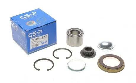Підшипник маточини (задньої) Ford Fiesta 01- (29x53.02x37) (+ABS) GSP GK3532
