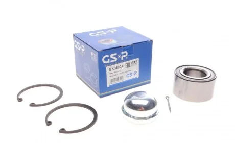 Подшипник ступицы (передней) Opel Corsa C 1.2-1.7 00-/Combo 1.2-1.7 01-/Meriva 1.6-1.8 00-10 (к-кт) GSP GK3600A