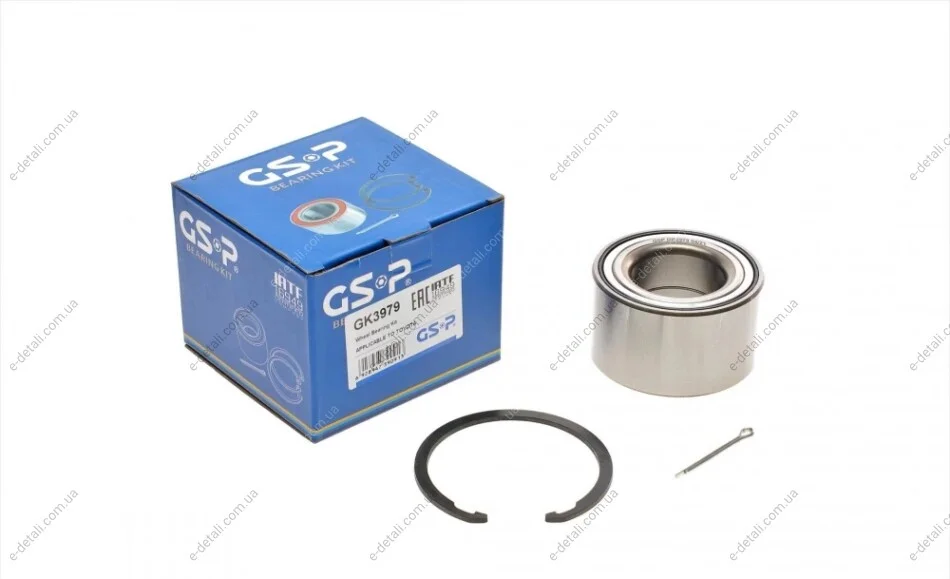 Підшипник маточини (передньої) Toyota Avensis 97-03/Corolla 97-02 (40x74x42) GSP GK3979 (фото 1)