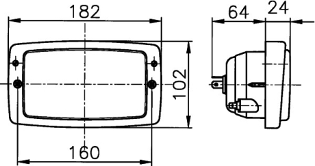 Фара автомобильная HELLA 1AD996018651