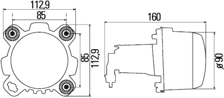 Ліхтар універсальний HELLA 1BL247042011