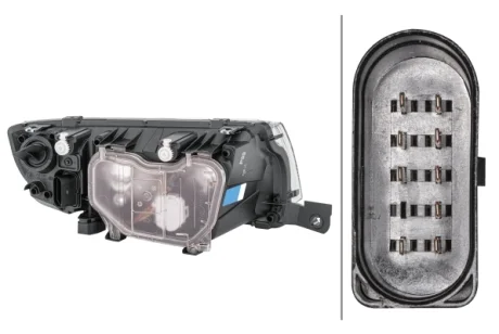 Фара основная - 12V FABIA (6Y2) HELLA 1EB246018091