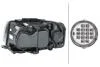LANDROVER фара основна з мотором з лампами HB3 PY21W з девн.світлом прав.Freelander 2 12- HELLA 1EJ 354 813-041 (фото 2)
