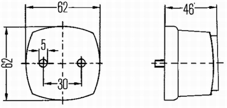 Элемент освещения HELLA 2PG003057011 (фото 1)