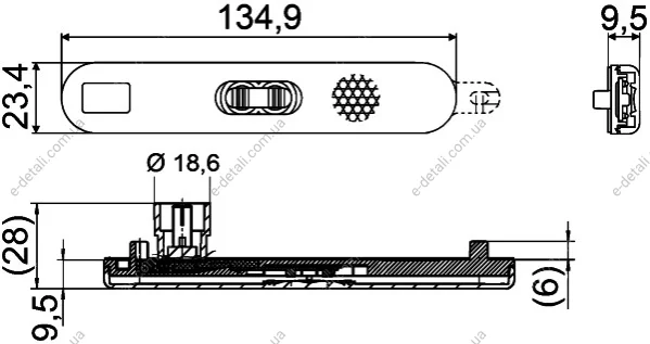 Елемент освітлення HELLA 2PS009226031 (фото 1)