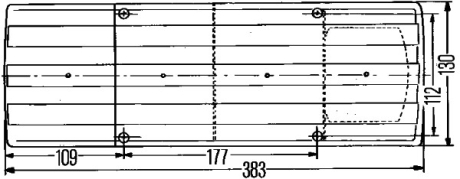 Задний фонарь HELLA 2SD004460001