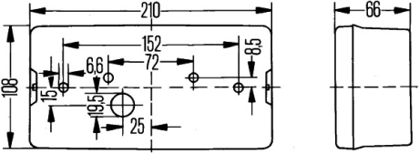 Задний фонарь HELLA 2SD006040031