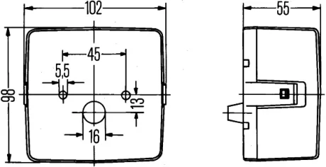 Задній ліхтар HELLA 2SE004623001