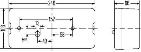 Задний фонарь HELLA 2SE007547011