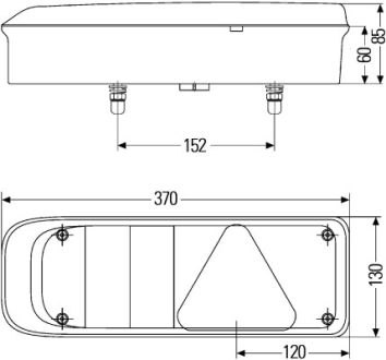 Задний фонарь HELLA 2VP340932001