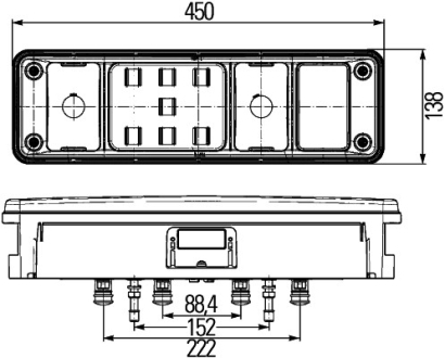 Задний фонарь HELLA 2VP340961531