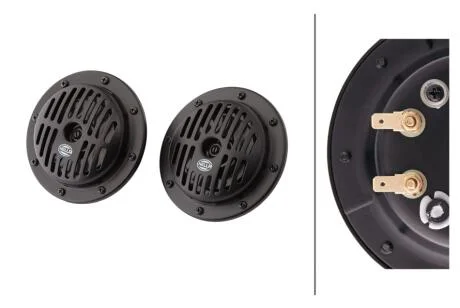 Звуковой сигнал черный 310/380,72,12,61,143 HELLA 3CB 004 811-042