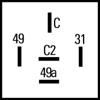 Реле повороту HELLA 4DN009492101