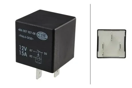 Реле, робочий струм HELLA 4RA007507081