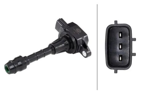 NISSAN Котушка запалювання Micra, Note 1.0/1.4 03- HELLA 5DA 358 057-381