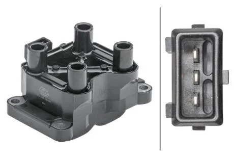 VW Котушка запалювання GOL II 94-, GOL III 98-, GOL IV 03- HELLA 5DA 358 168-591