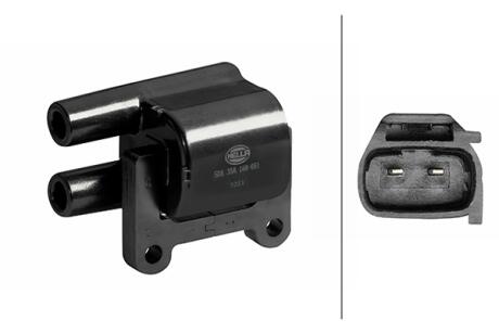 HYUNDAI Котушка запалювання Accent II 00-, Getz 03-, KIA Rio HELLA 5DA 358 168-651