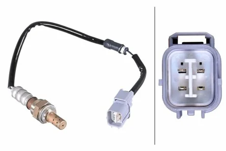 HONDA Кисневий датчик (лямбда зонд) ACCORD VI, ACCORD VII, CIVIC VII, PILOT 3.5 AWD 02- HELLA 6PA 358 221-641