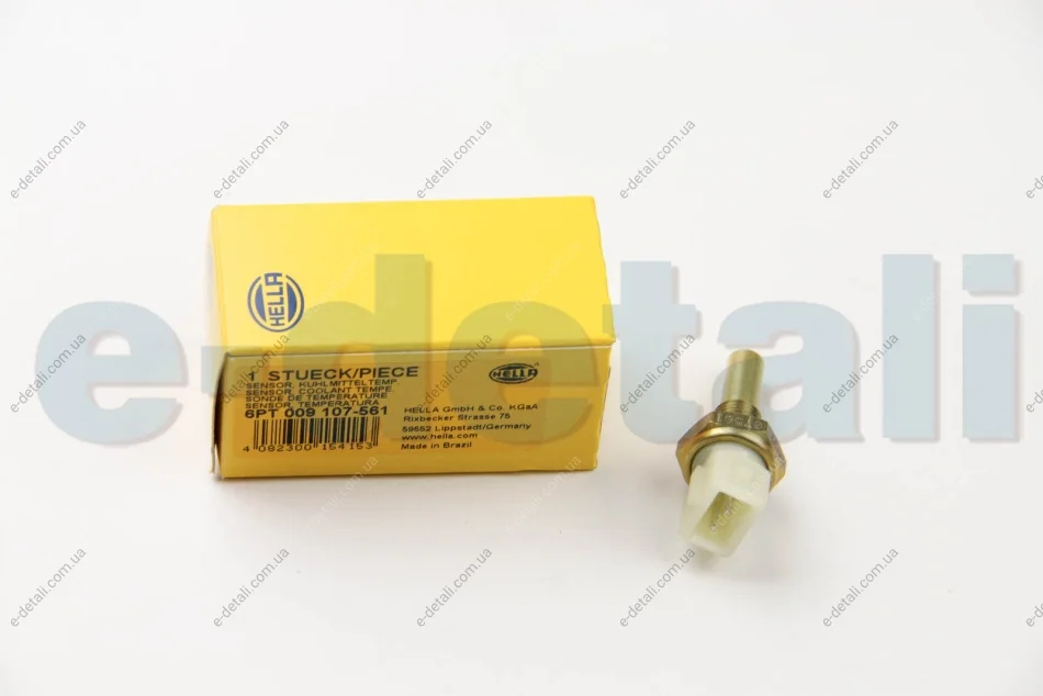 Датчик температуры антифриза - 12V HELLA 6PT009107561 (фото 1)
