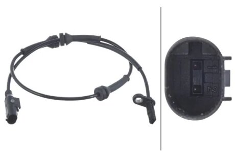 FIAT Датчик ABS задн. 500, FORD HELLA 6PU 012 039-641