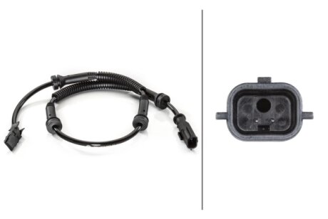 RENAULT датчик ABS передн.Trafic II (прямокутний розєм) 06- HELLA 6PU 012 806-301