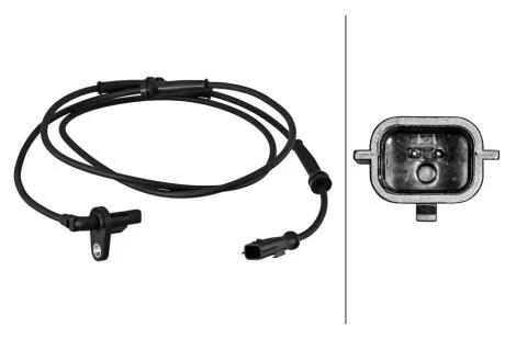 NISSAN Датчик ABS задн. прав. NV250, RENAULT, MERCEDES-BENZ W415 HELLA 6PU 358 217-281