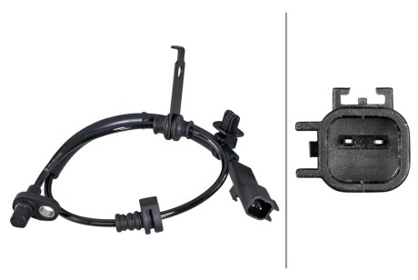 FORD Датчик ABS задн. лів/прав GALAXY III 1.5 15-, MONDEO V 14- HELLA 6PU 358 218-681