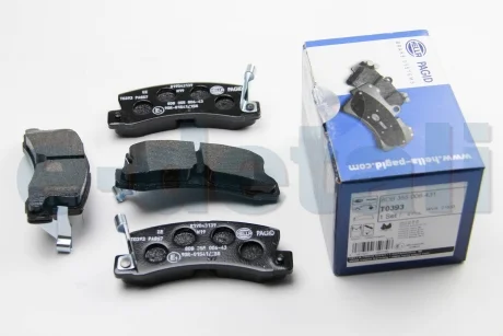 Тормозные колодки зад. Camry/Corolla/RX 86-06 HELLA 8DB355006-431