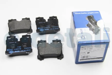 Колодки гальмівні дискові комплект; задн. HELLA 8DB355006651