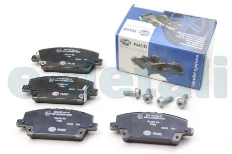 Гальмівні колодки пер. Civic Vlll 1.4-2.2 HELLA 8DB 355 006-911