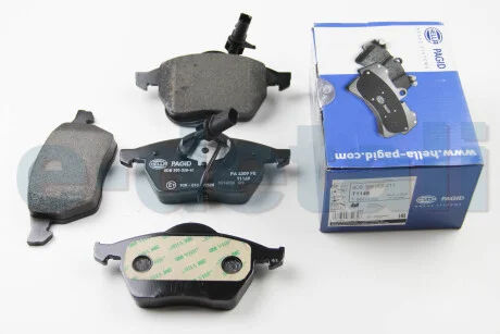 Колодки гальмівні дискові комплект; передн. HELLA 8DB355008411