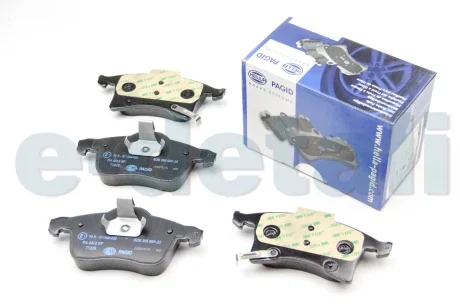 Тормозные колодки пер. Opel Astra F/G/H/Zafira A/B 94- (ATE) HELLA 8DB355009-221